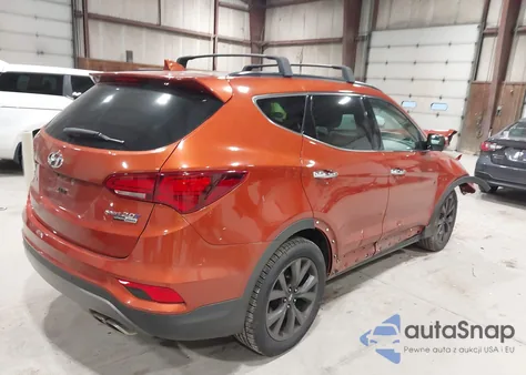 2017 Hyundai Santa Fe Sport 2.0T Ultimate из США, поврежденный, VIN 5XYZWDLA2HG387173